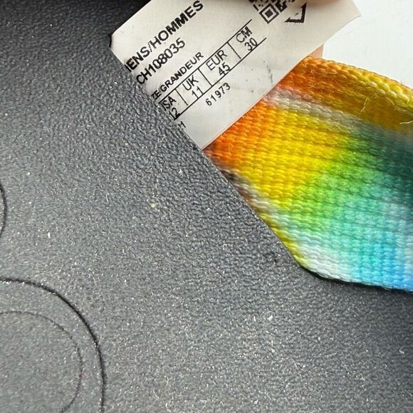 Chaco Chillos Flip Flops in Rainbow Tie Dye - Men’s US 12 - Picture 10 of 10